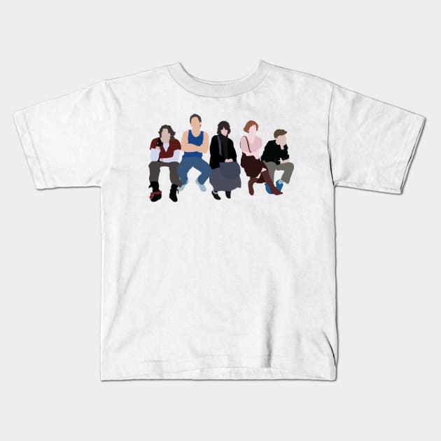 The Breakfast Club Kids T-Shirt by FutureSpaceDesigns